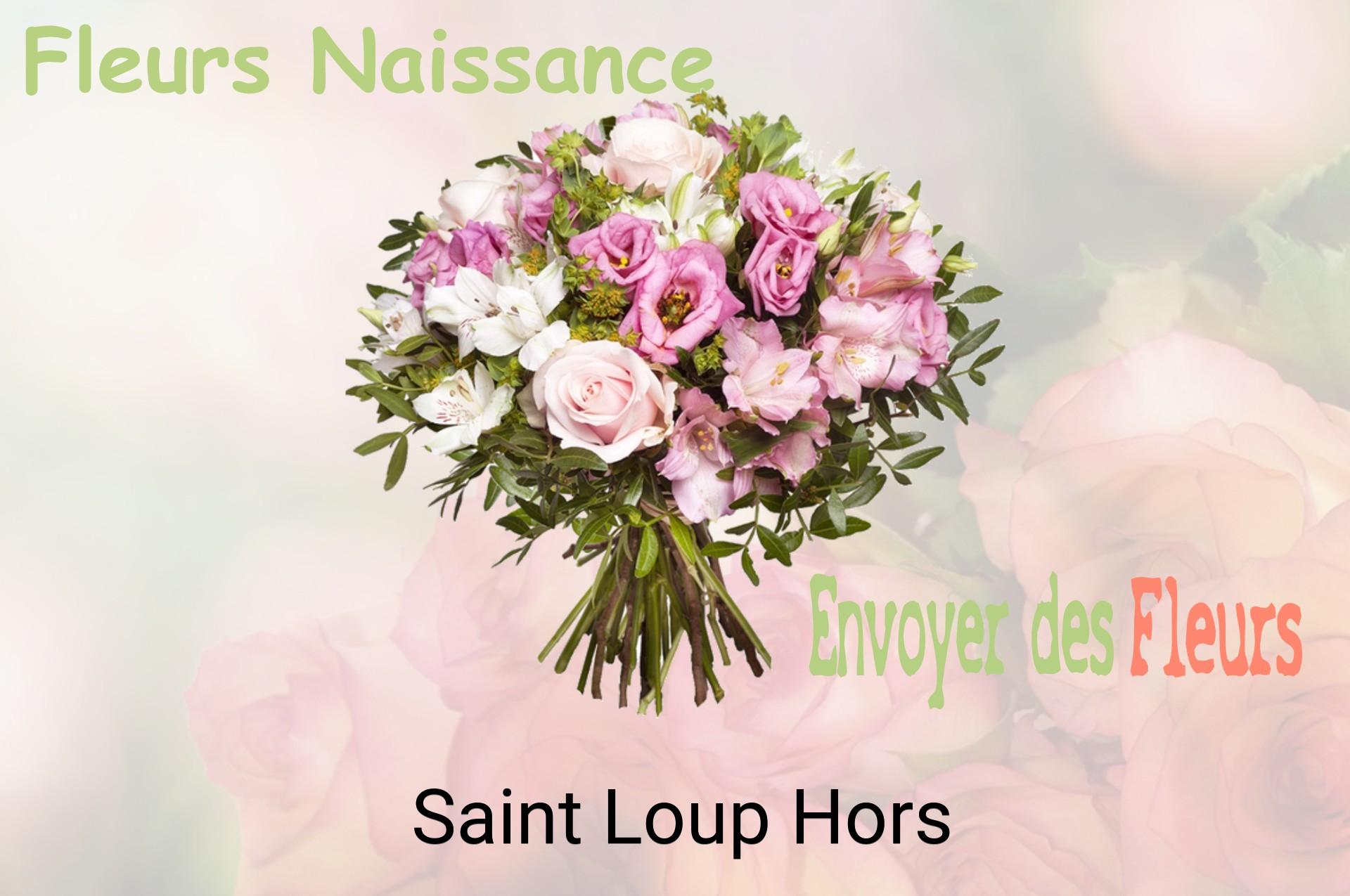 Bouquet de fleurs de naissance livré à Saint-Loup-Hors